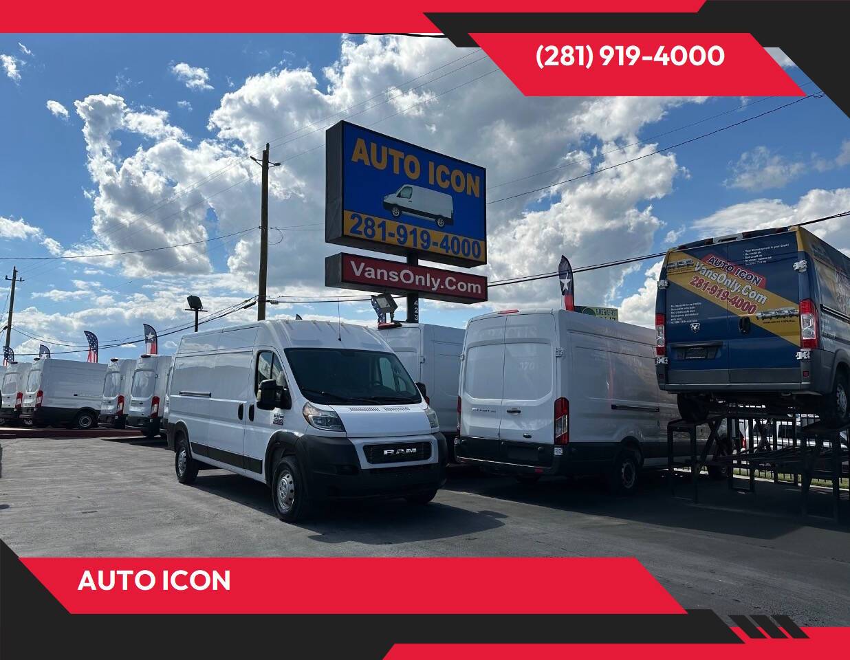 2020 Ram ProMaster Cargo Van 2500 — Cargo Van — 50,754 mi — Houston, TX