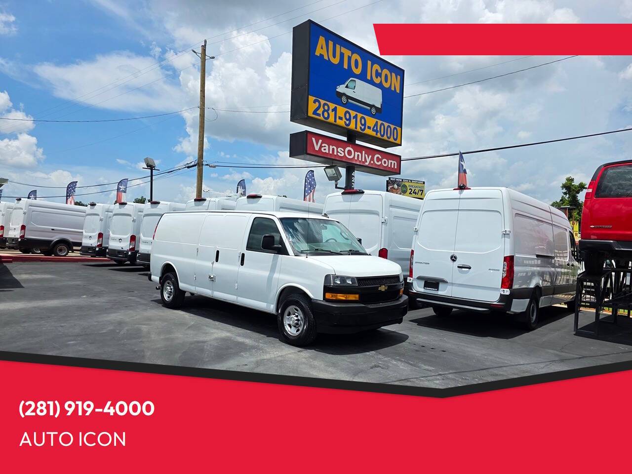 2020 Chevrolet Express Cargo Van Base — Cargo Van — 109,544 mi — Houston, TX