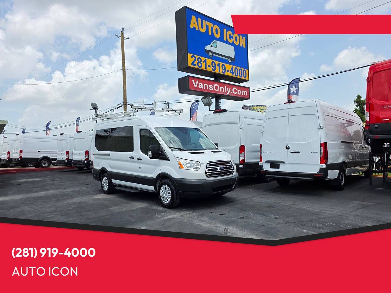 2018 Ford Transit Passenger Wagon T-150 XLT — Passenger Van — 76,350 mi — Houston, TX