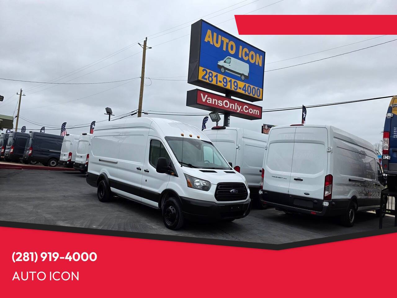 2019 Ford Transit Cargo Van T-350 HD — Cargo Van — 79,884 mi — Houston, TX