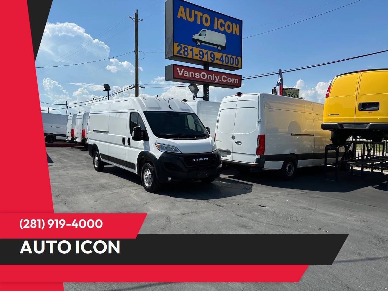 2023 Ram ProMaster Cargo Van 2500 — Cargo Van — 143,630 mi — Houston, TX