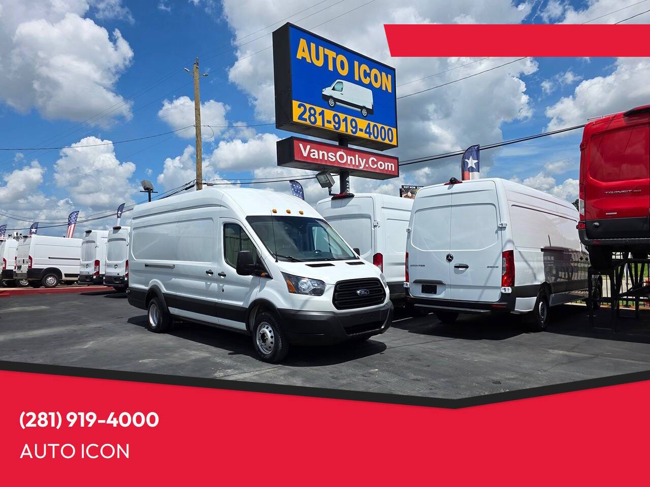 2019 Ford Transit Cargo Van T-350 HD — Cargo Van — 122,093 mi — Houston, TX