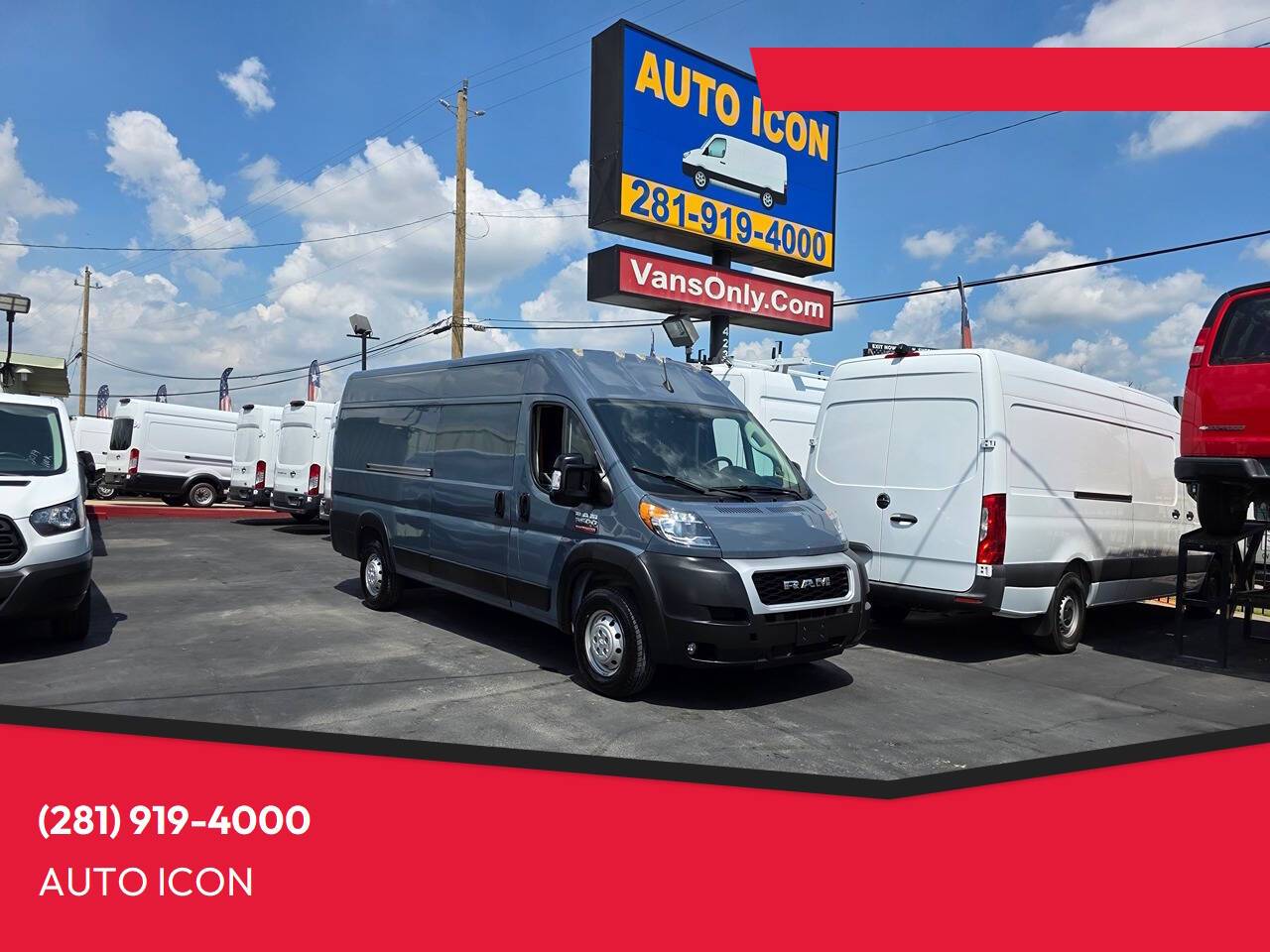 2022 Ram ProMaster Cargo Van 3500 — Cargo Van — 22,884 mi — Houston, TX