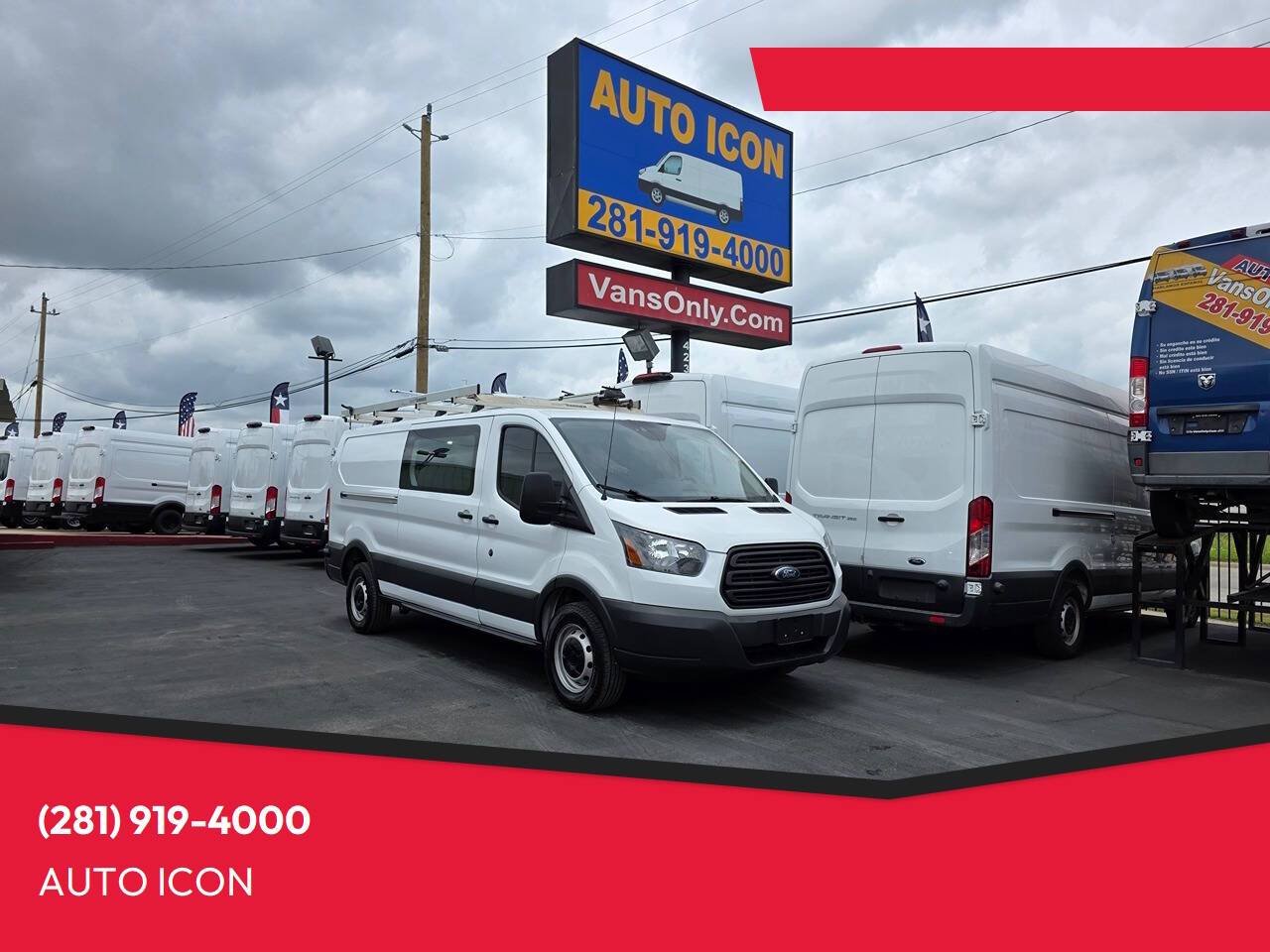 2017 Ford Transit Cargo Van T-350 — Cargo Van — 168,350 mi — Houston, TX