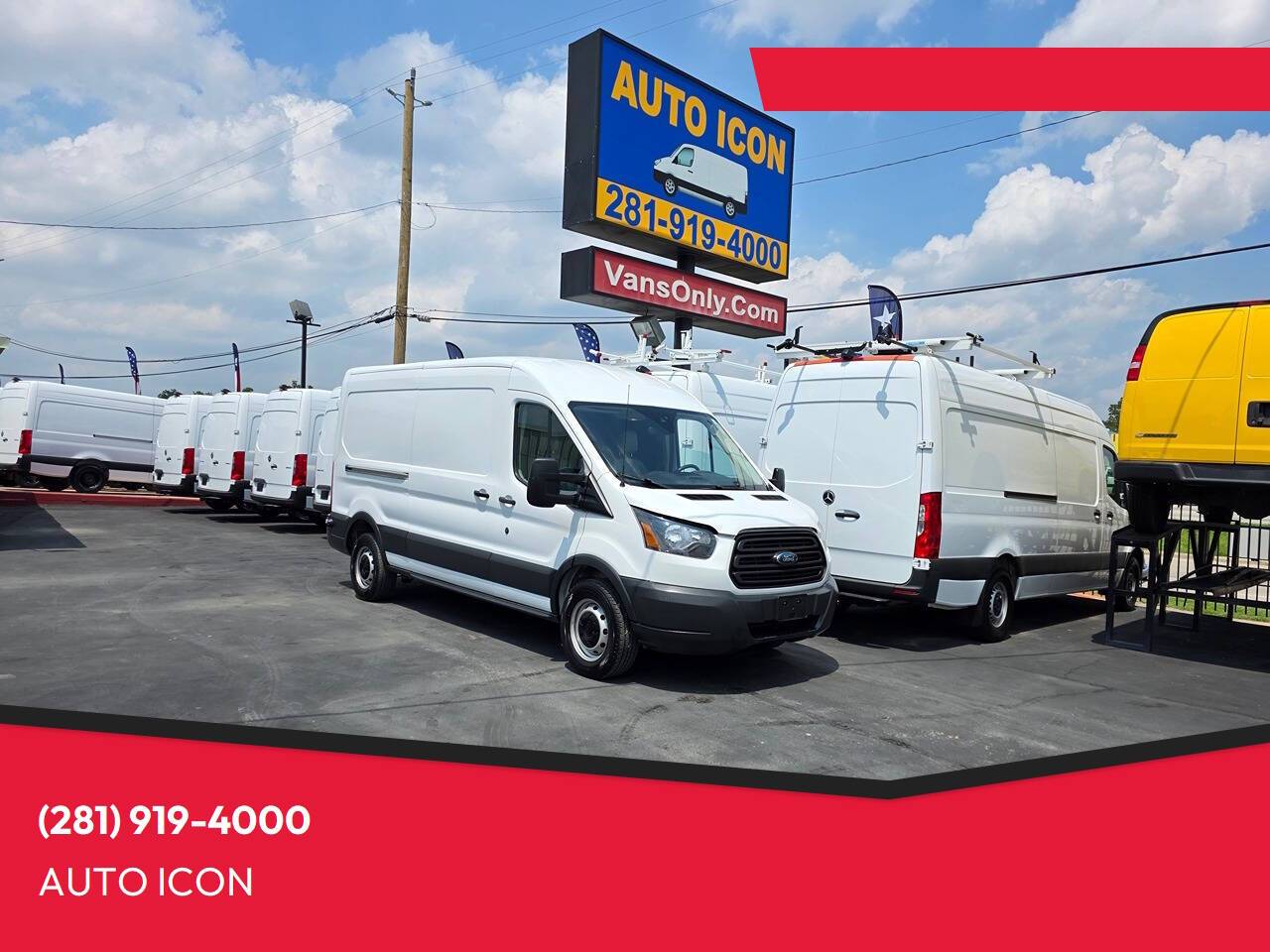 2018 Ford Transit Cargo Van T-350 — Cargo Van — 70,558 mi — Houston, TX
