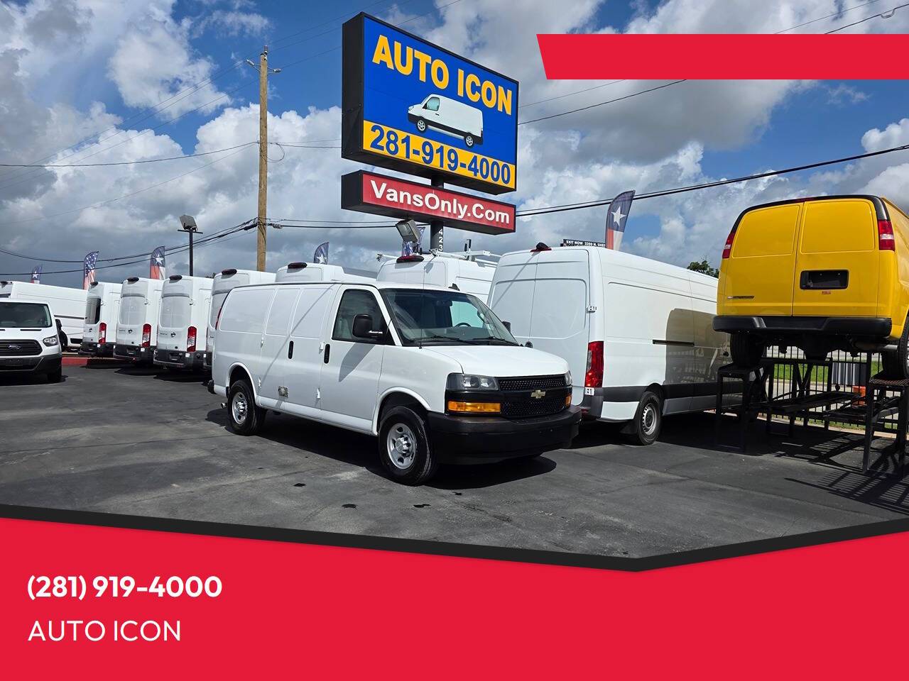 2020 Chevrolet Express Cargo Van Base — Cargo Van — 101,793 mi — Houston, TX