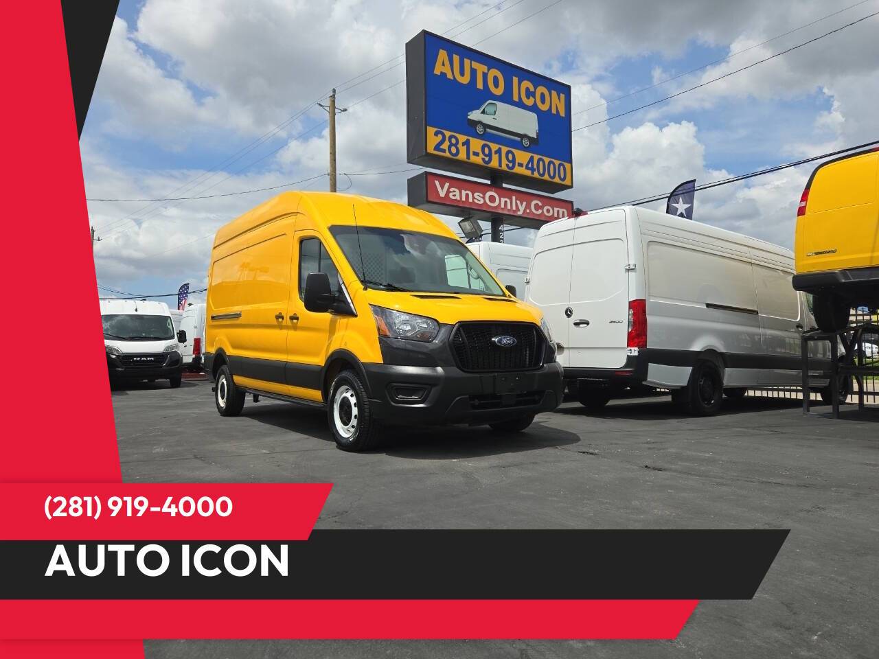 2021 Ford Transit Cargo Van T-250 — Cargo Van — 108,344 mi — Houston, TX