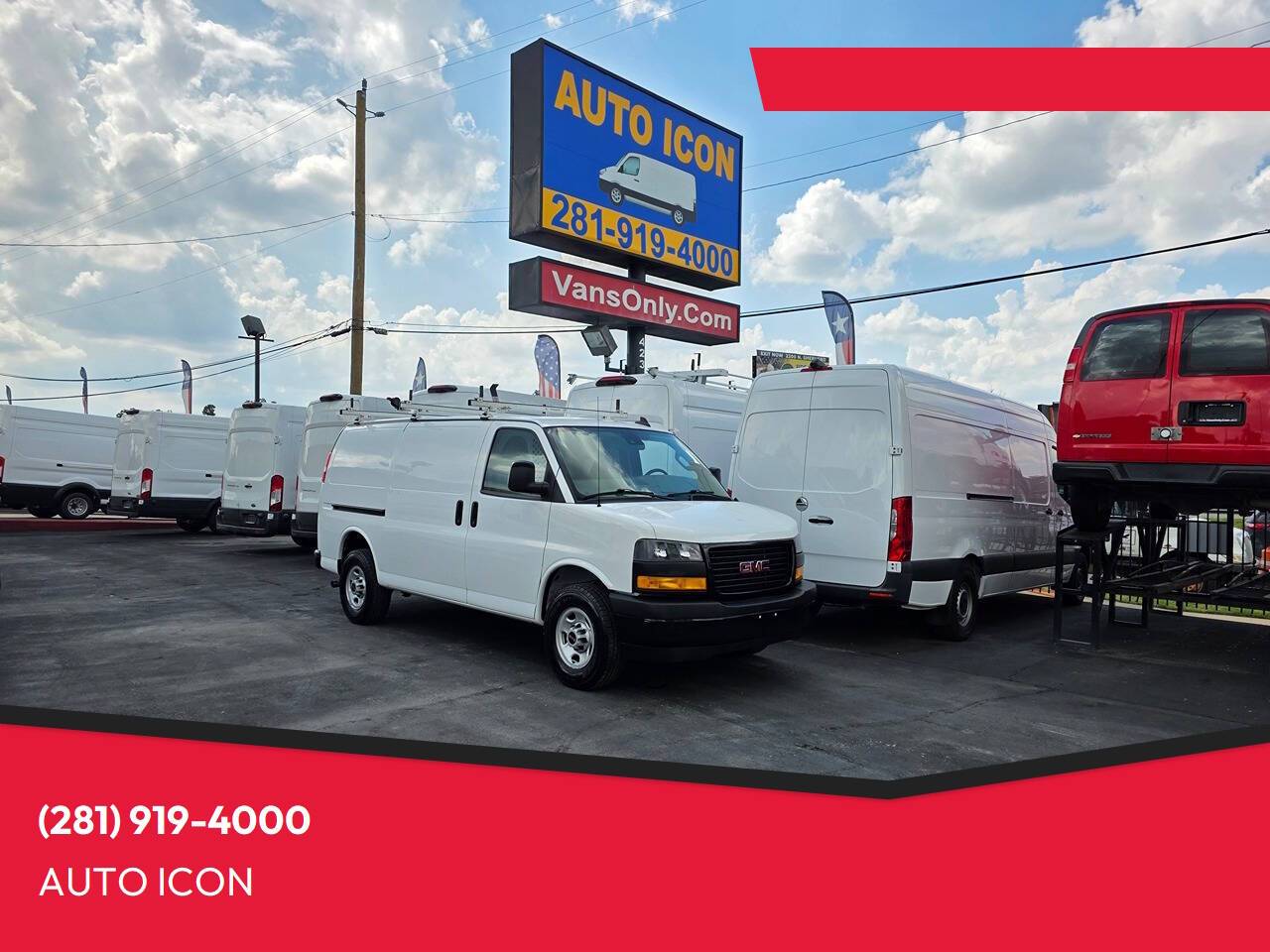 2023 GMC Savana Cargo Van Base — Cargo Van — 96,916 mi — Houston, TX