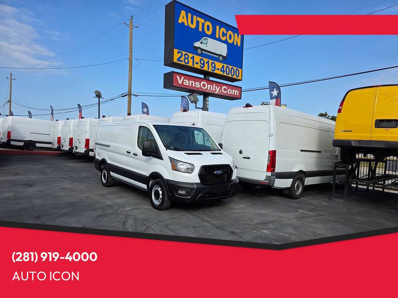 2021 Ford Transit Cargo Van T-150 — Cargo Van — 41,664 mi — Houston, TX