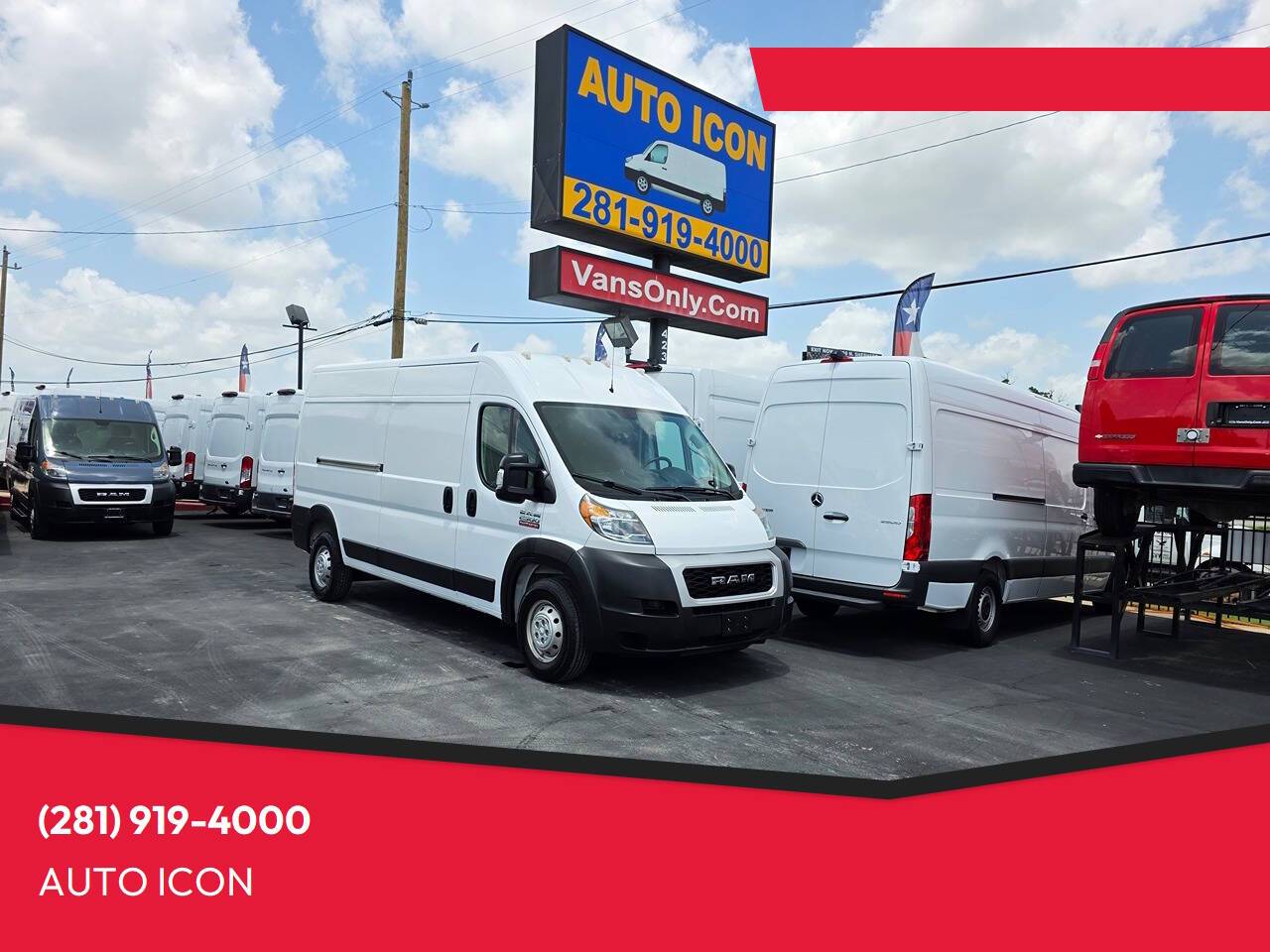 2020 Ram ProMaster Cargo Van 2500 — Cargo Van — 44,699 mi — Houston, TX