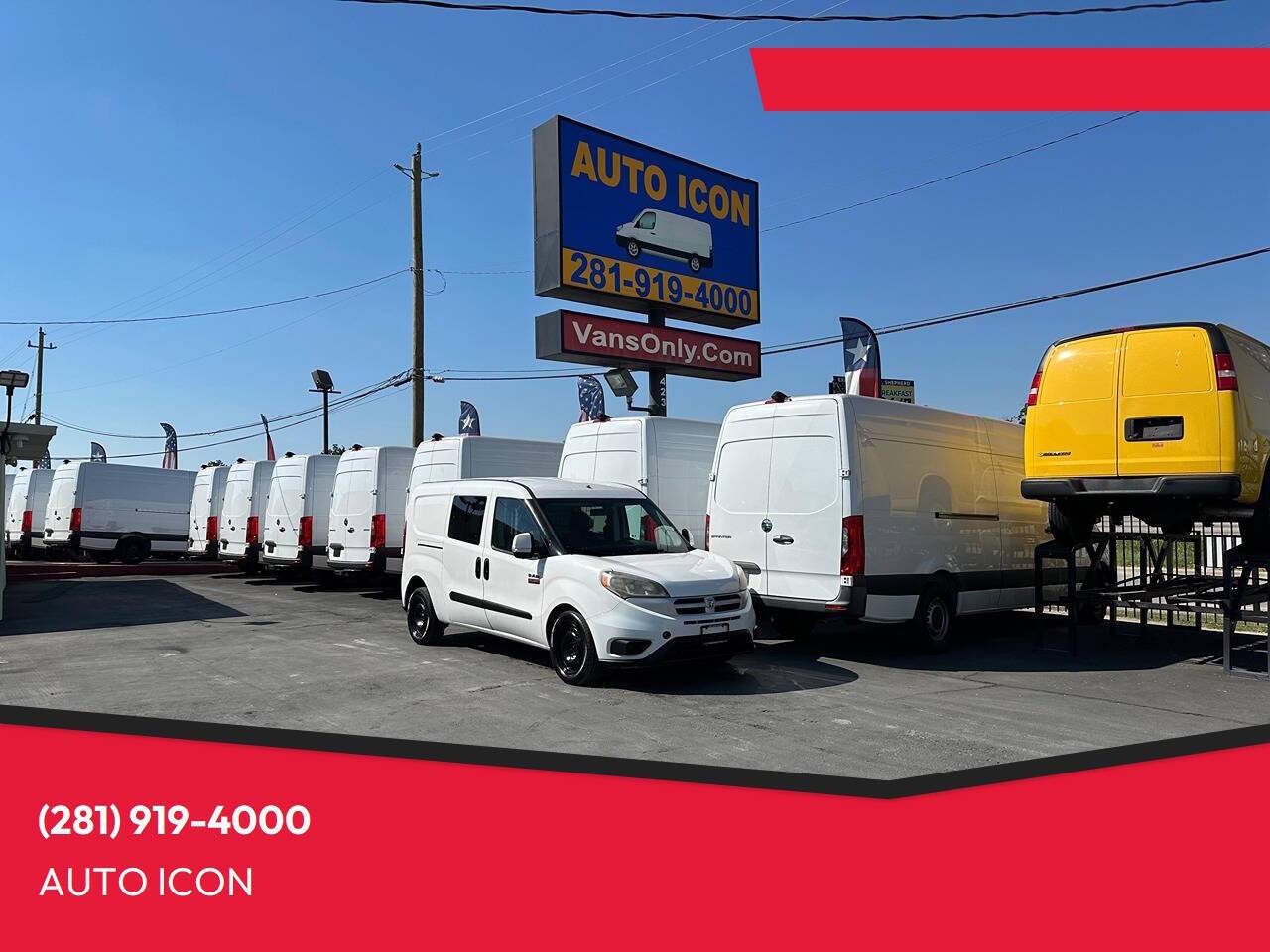 2016 Ram ProMaster City Cargo Van Tradesman SLT — Minivan — 122,246 mi — Houston, TX