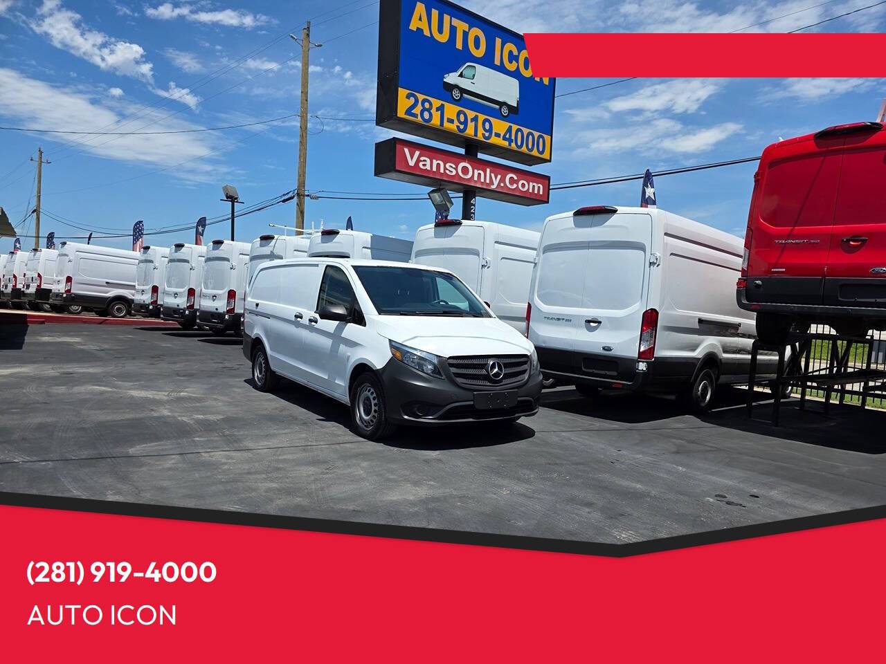 2020 Mercedes-Benz Metris Cargo Van Standard — Cargo Van — 88,373 mi — Houston, TX