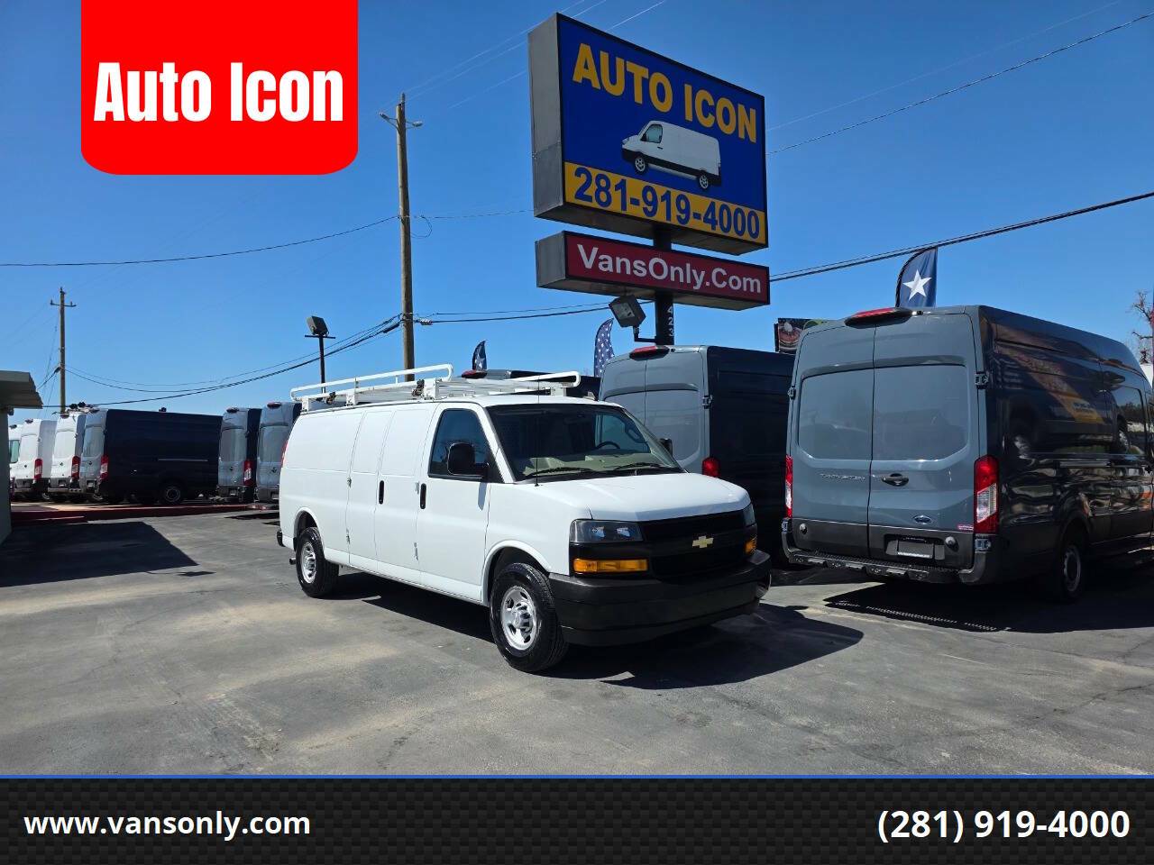 2019 Chevrolet Express Cargo Van Base — Cargo Van — 98,658 mi — Houston, TX