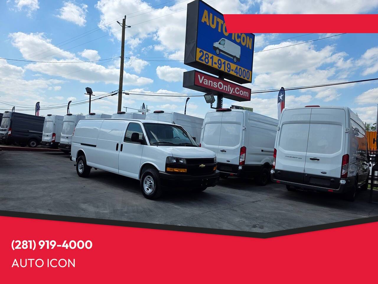 2023 Chevrolet Express Cargo Van Base — Cargo Van — 80,336 mi — Houston, TX