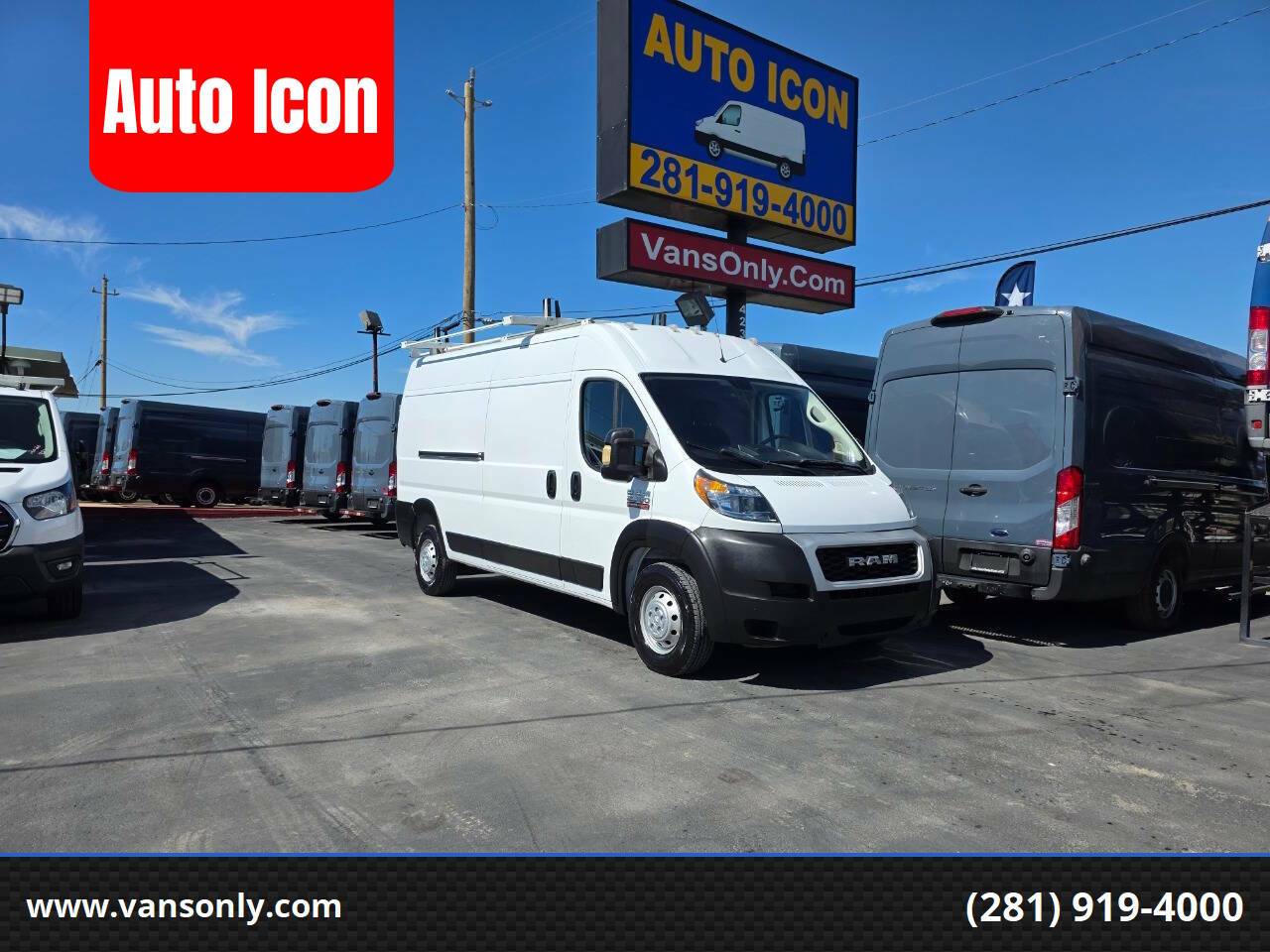 2021 Ram ProMaster Cargo Van 2500 — Cargo Van — 120,581 mi — Houston, TX