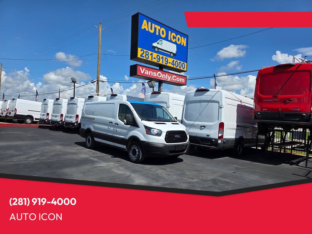 2019 Ford Transit Cargo Van T-150 — Cargo Van — 72,657 mi — Houston, TX