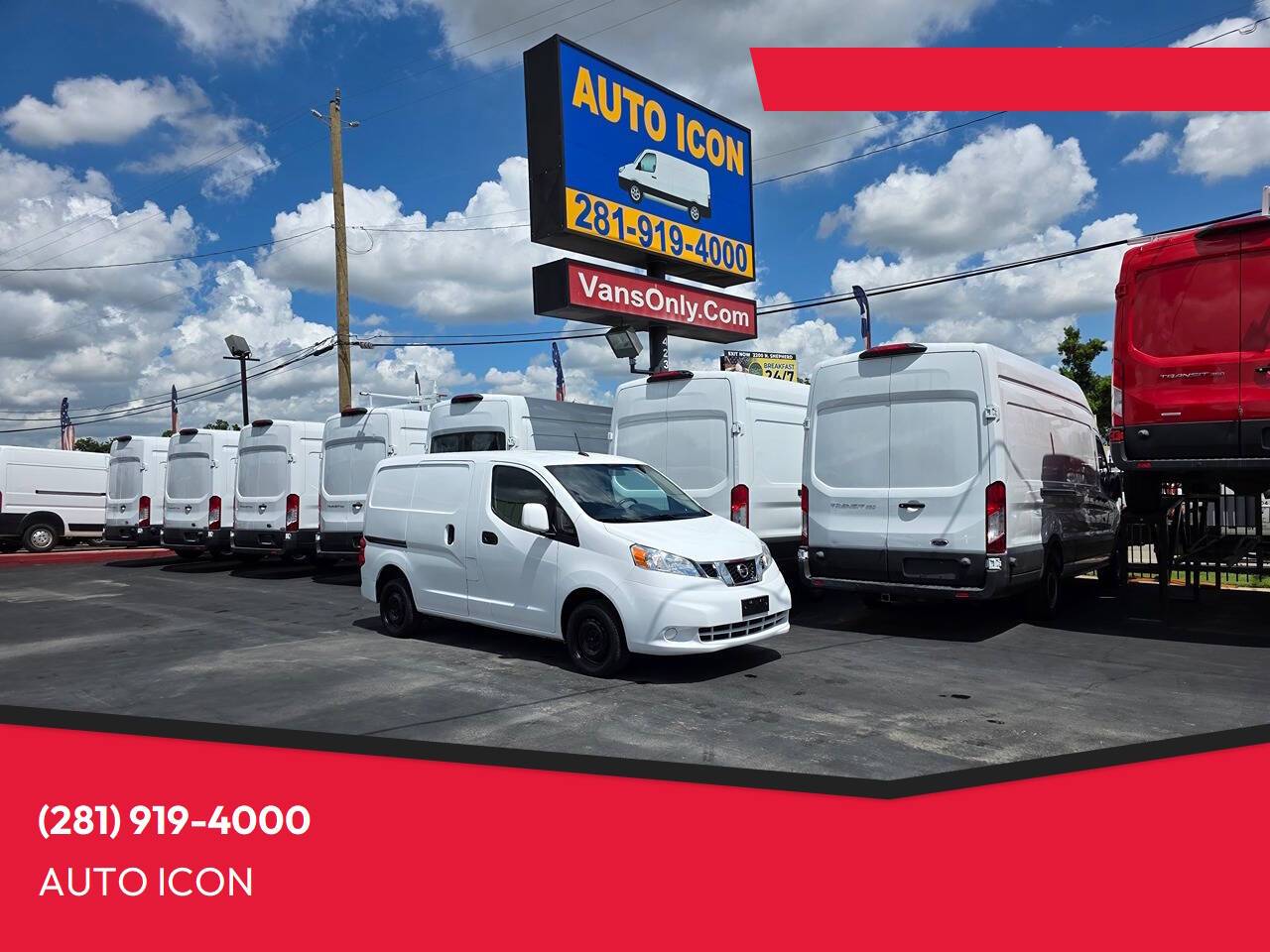 2020 Nissan NV200 Compact Cargo SV — Cargo Van — 78,008 mi — Houston, TX