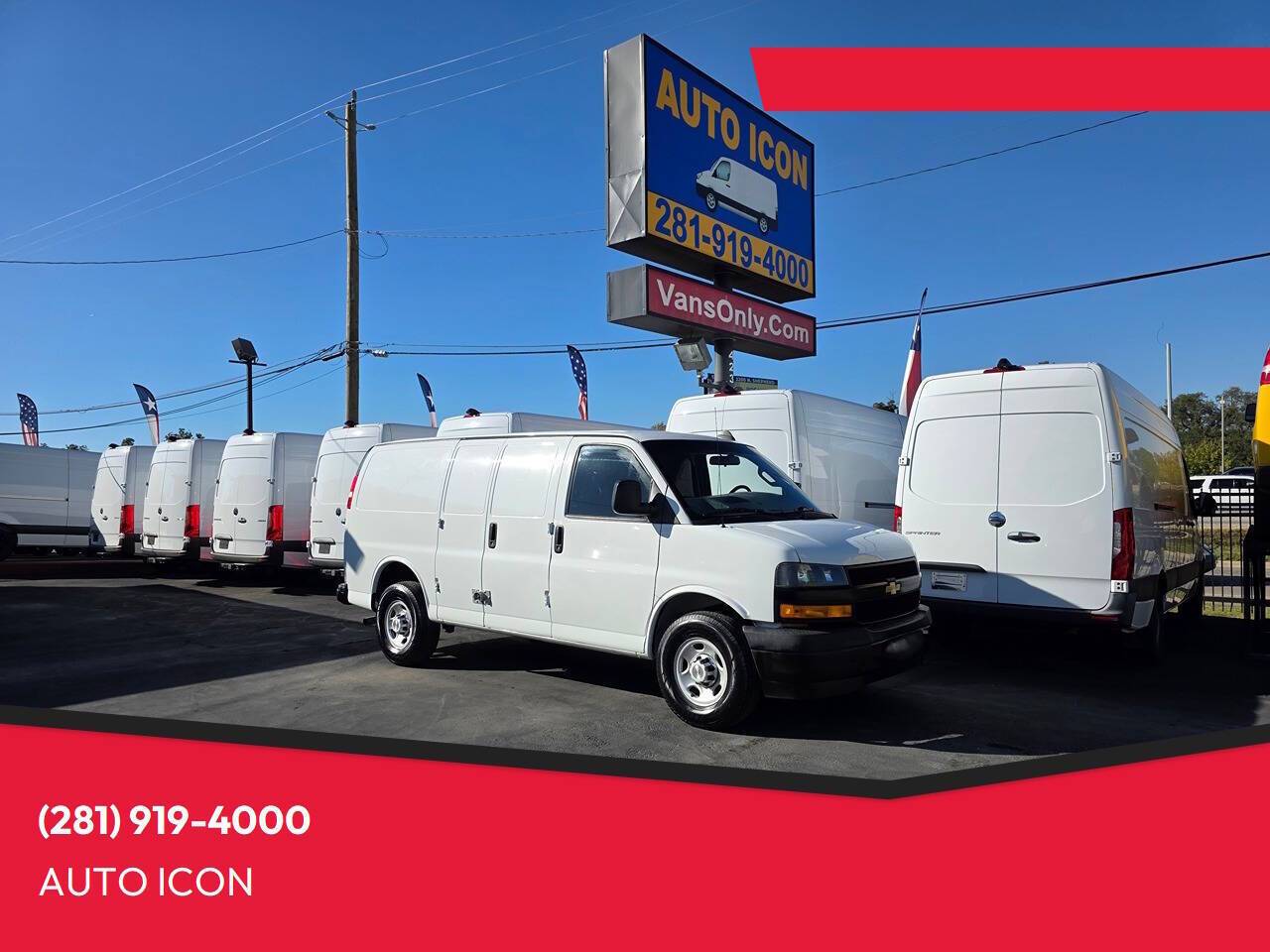 2020 Chevrolet Express Cargo Van Base — Cargo Van — 129,981 mi — Houston, TX