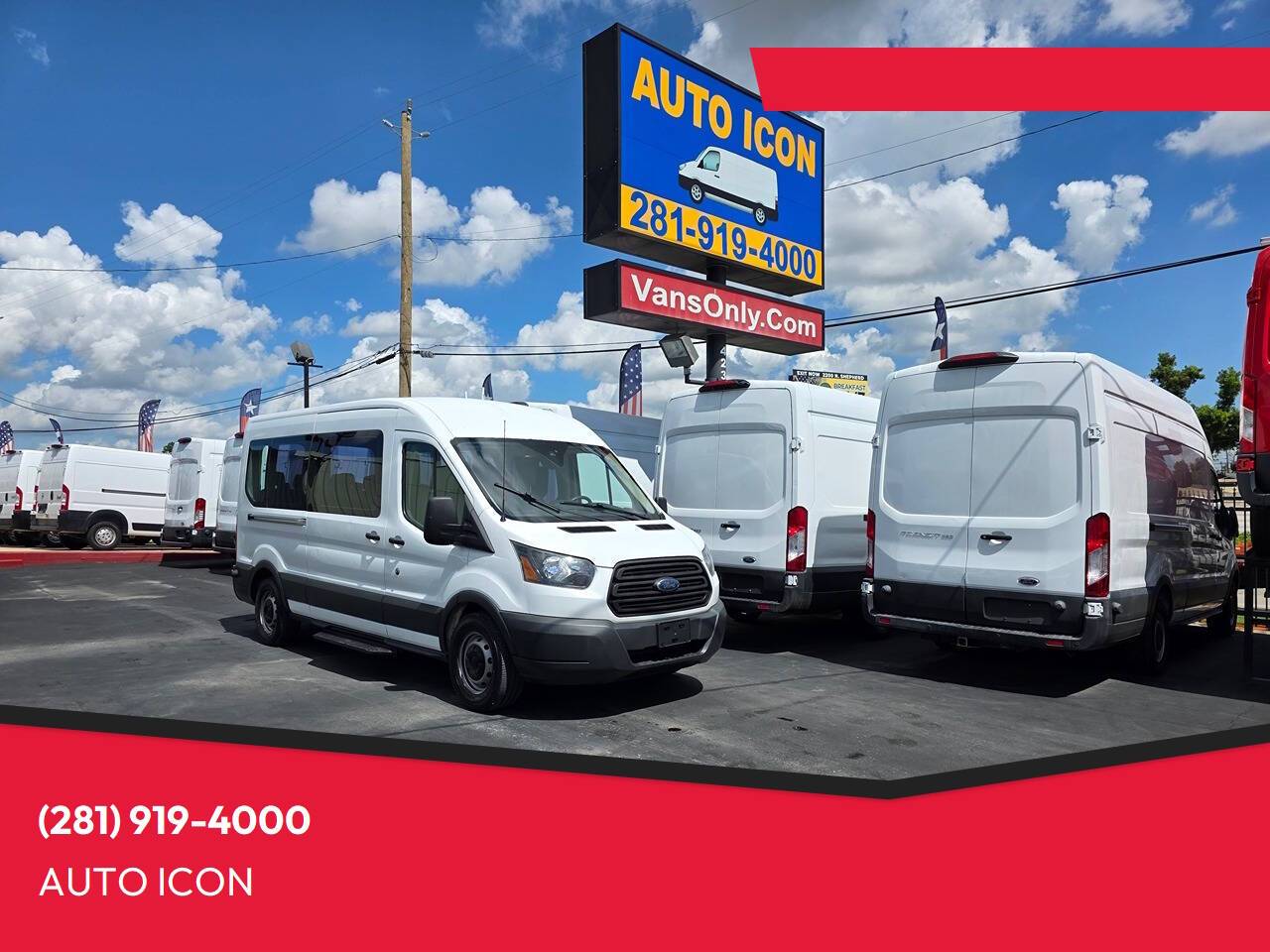 2018 Ford Transit Passenger Wagon T-350 XL — Passenger Van — 112,464 mi — Houston, TX