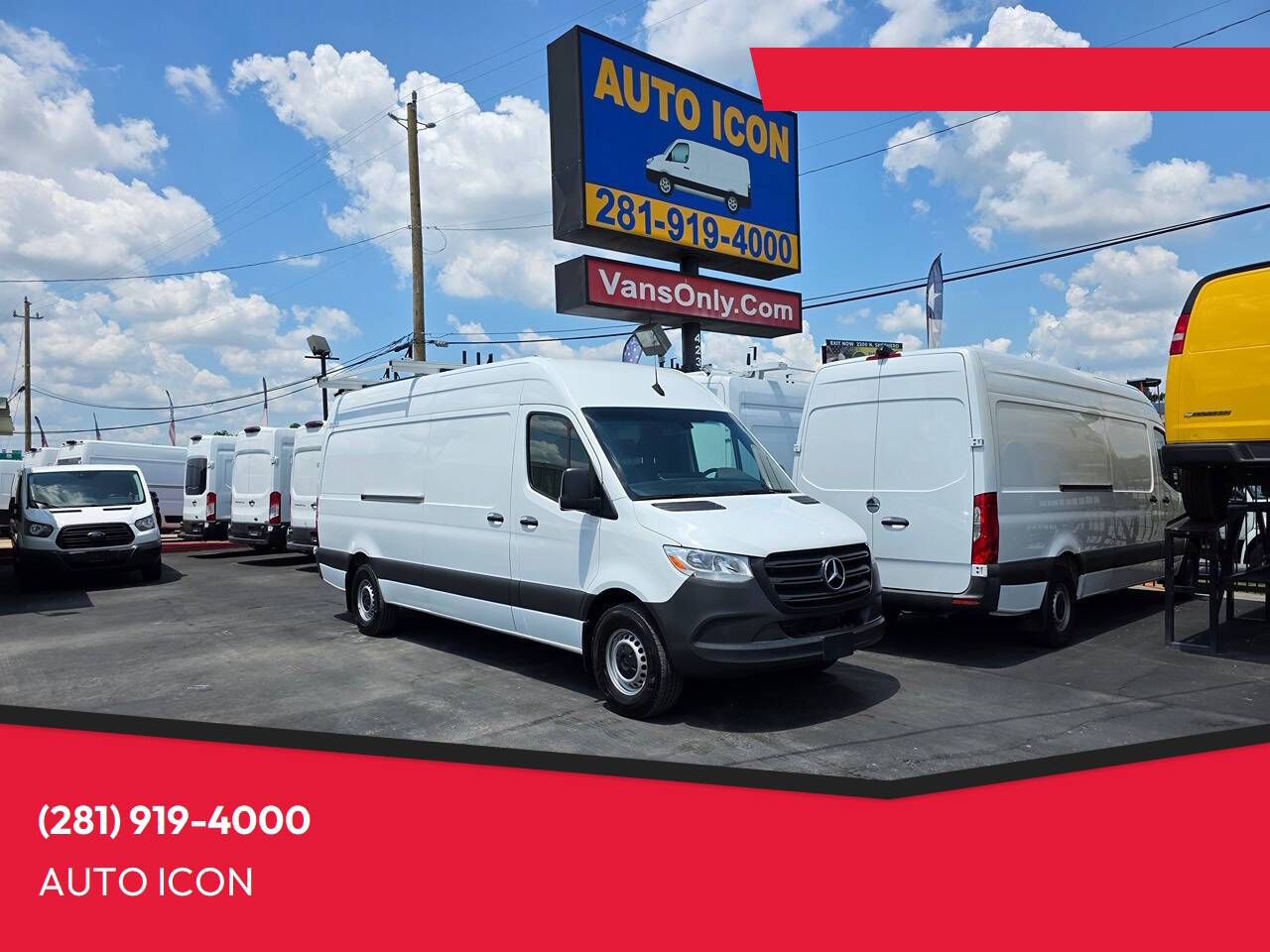 2023 Mercedes-Benz Sprinter Cargo Van 2500 — Cargo Van — 8,535 mi — Houston, TX