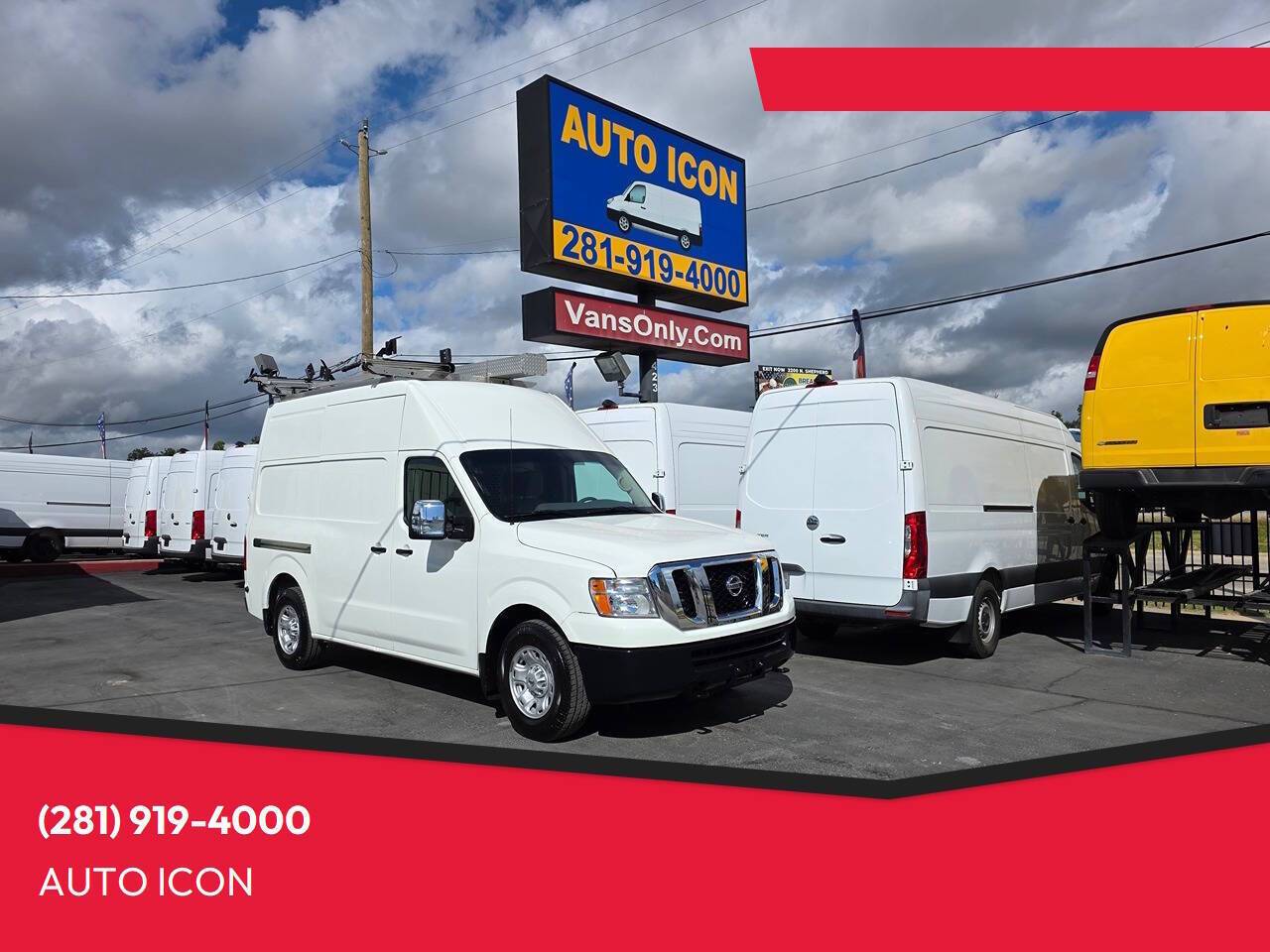 2021 Nissan NV Cargo NV3500 HD SV — Cargo Van — 109,157 mi — Houston, TX