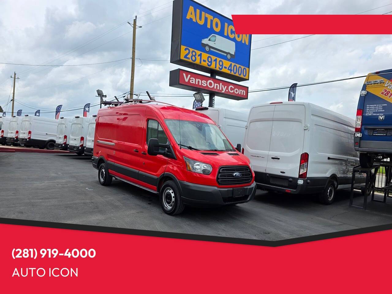 2018 Ford Transit Cargo Van T-350 — Cargo Van — 153,543 mi — Houston, TX