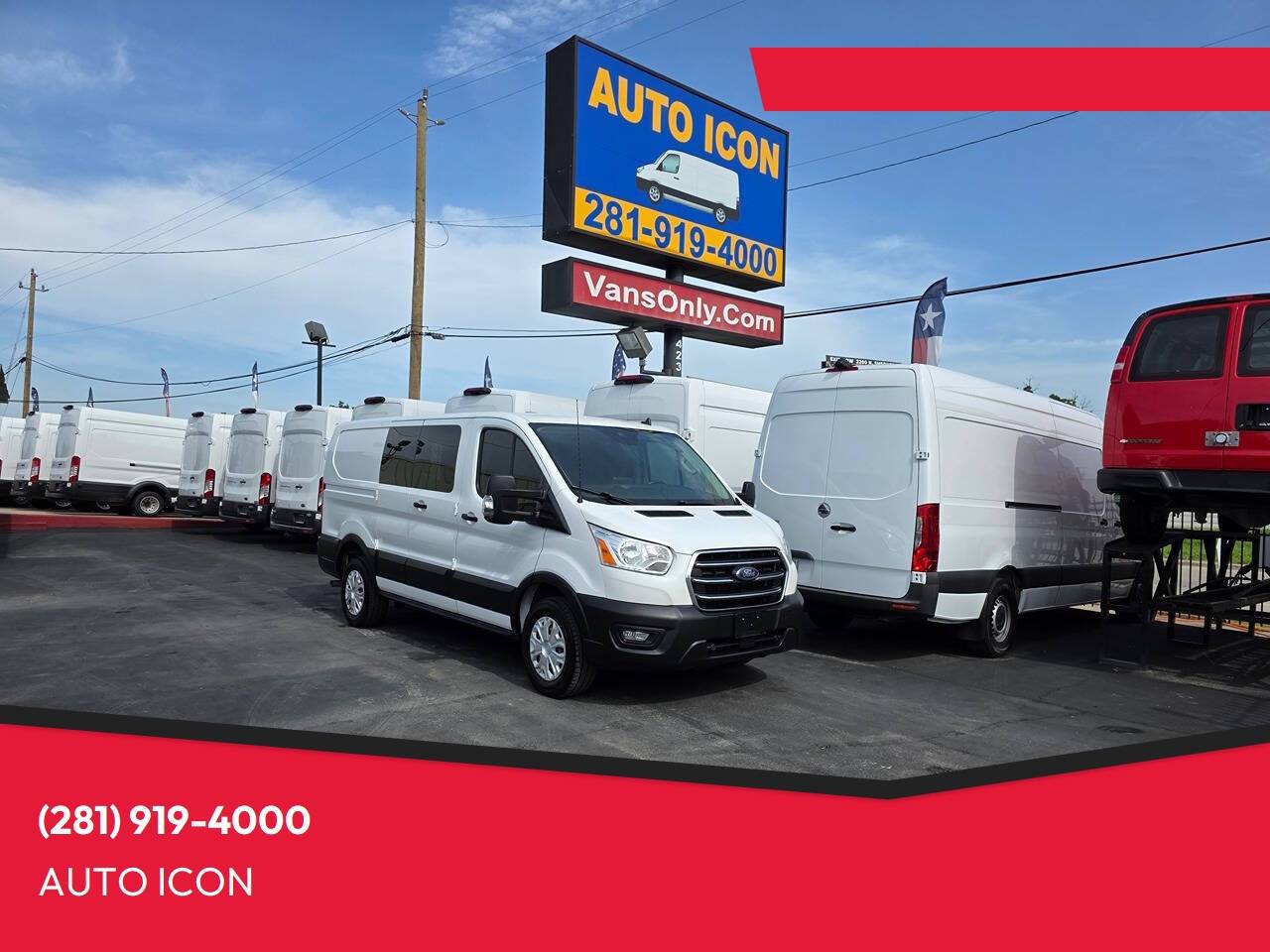 2020 Ford Transit Cargo Van T-250 — Cargo Van — 101,284 mi — Houston, TX