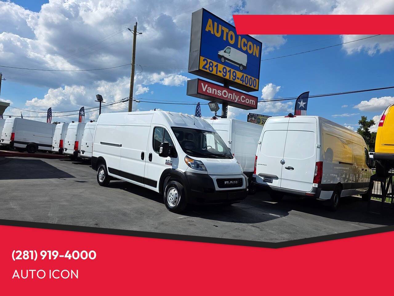 2021 Ram ProMaster Cargo Van 2500 — Cargo Van — 116,289 mi — Houston, TX
