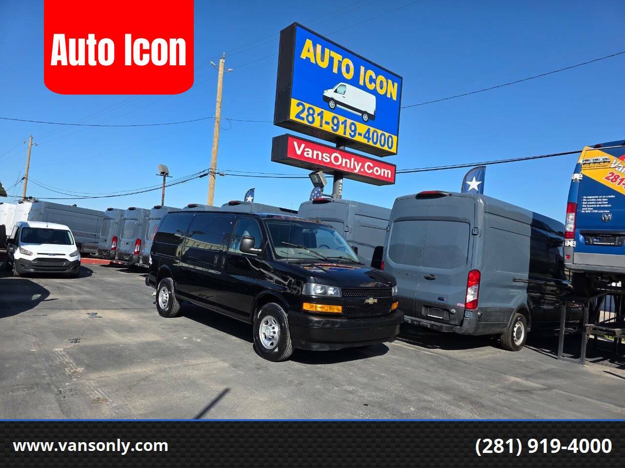 2018 Chevrolet Express Cargo Van Base — Cargo Van — 103,946 mi — Houston, TX
