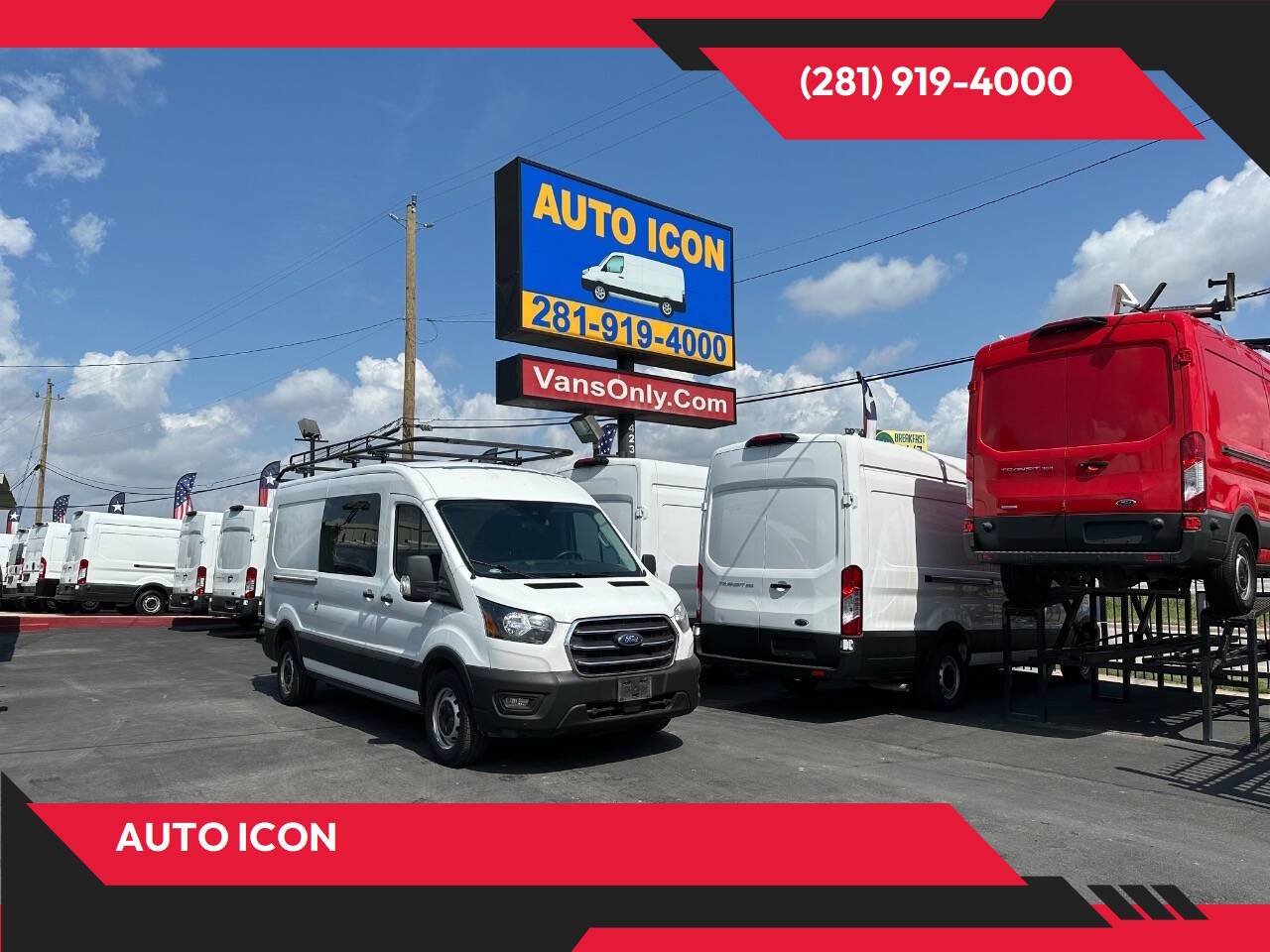 2020 Ford Transit Cargo Van T-250 — Cargo Van — 95,406 mi — Houston, TX