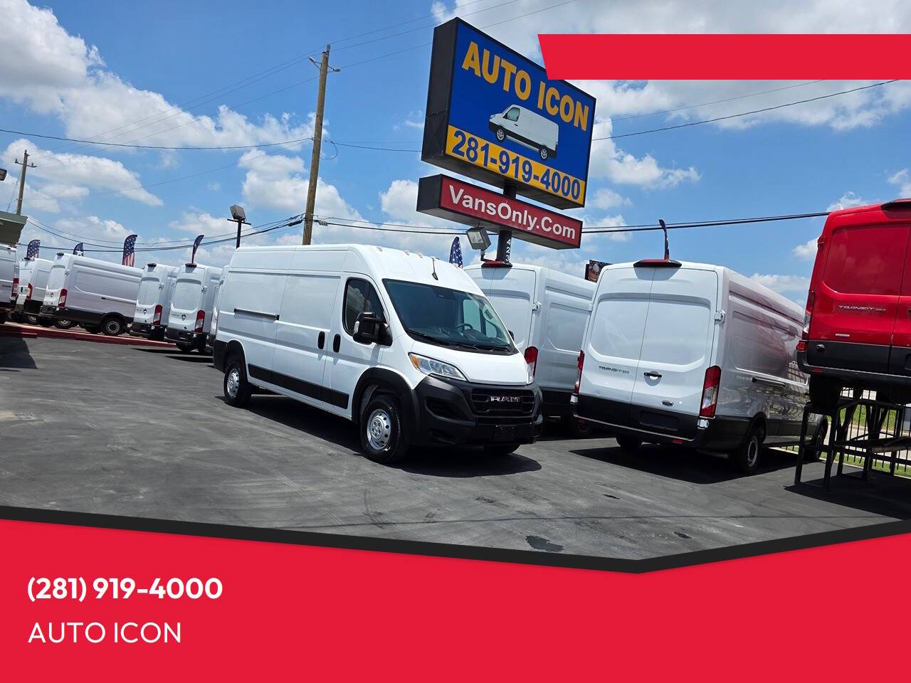 2023 Ram ProMaster Cargo Van 2500 — Cargo Van — 45,549 mi — Houston, TX