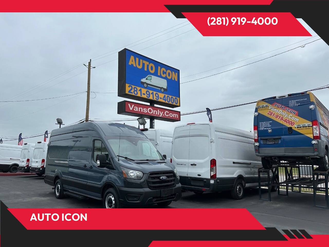 2020 Ford Transit Cargo Van T-250 — Cargo Van — 43,947 mi — Houston, TX