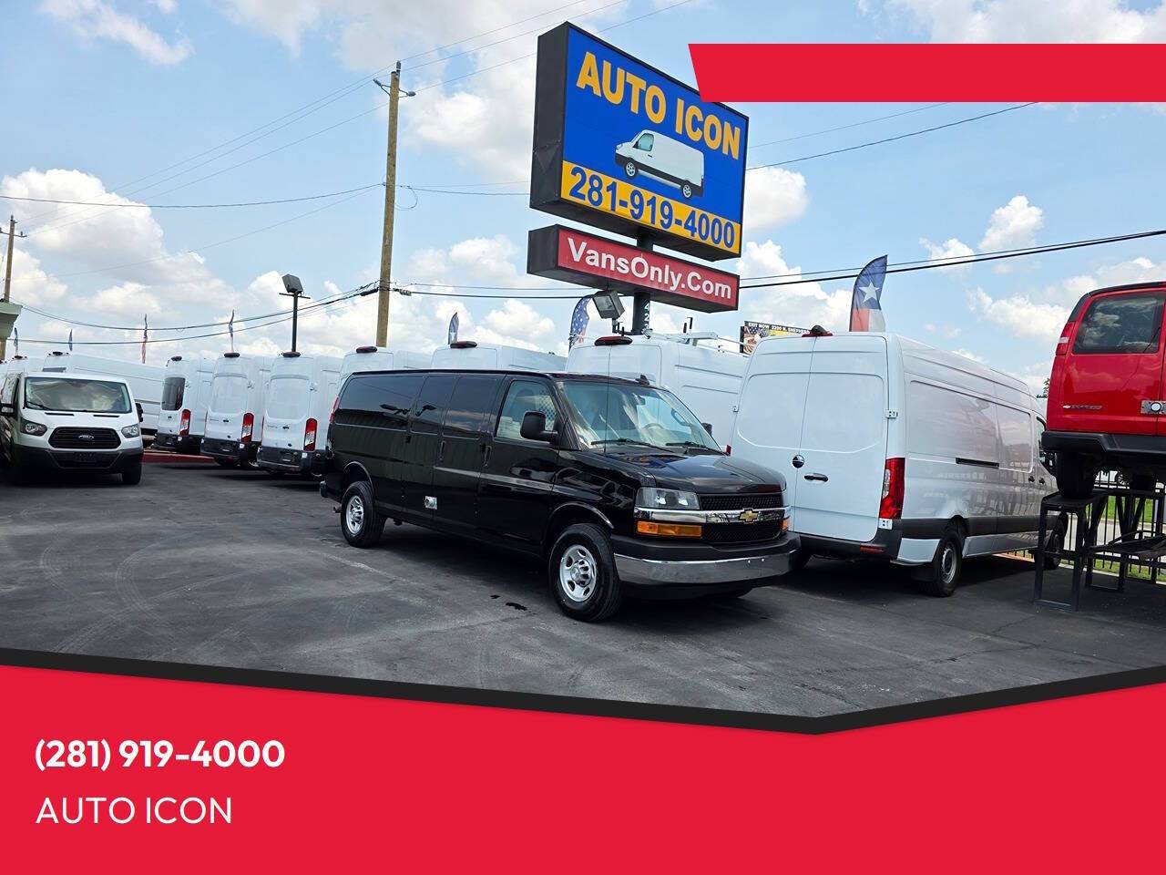 2021 Chevrolet Express Cargo Van Base — Cargo Van — 105,901 mi — Houston, TX