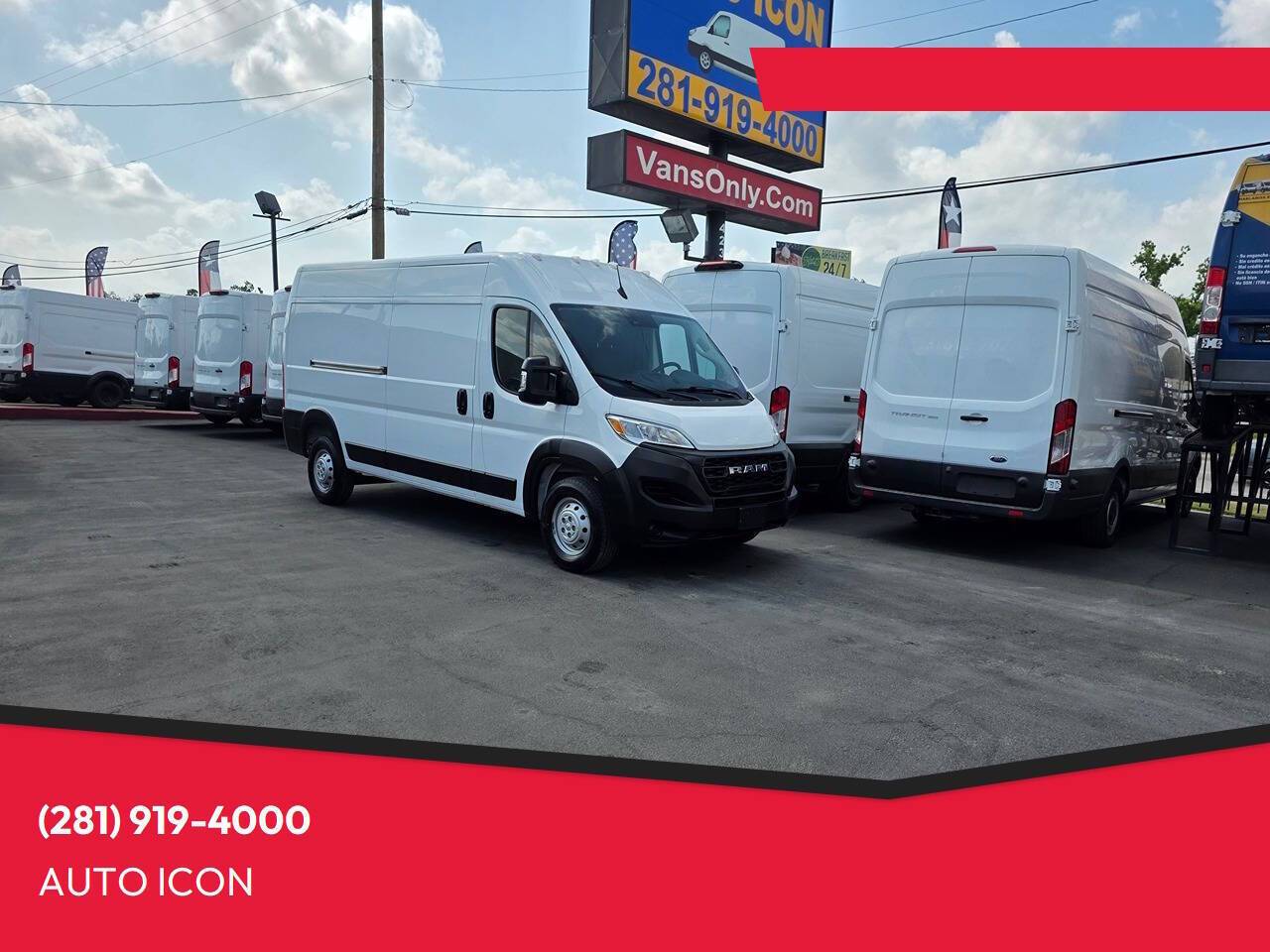 2023 Ram ProMaster Cargo Van 2500 — Cargo Van — 30,482 mi — Houston, TX