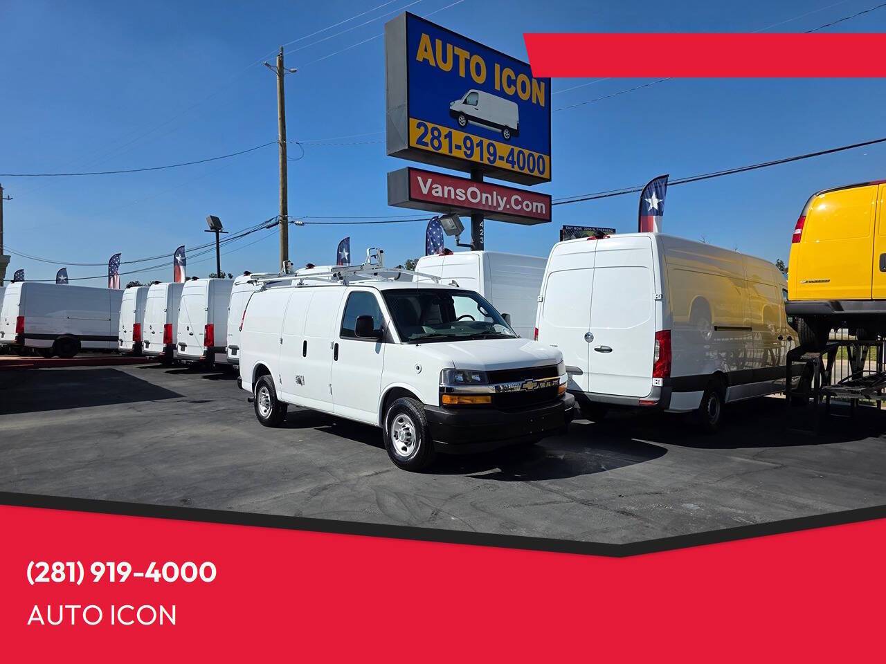 2020 Chevrolet Express Cargo Van Base — Cargo Van — 151,272 mi — Houston, TX
