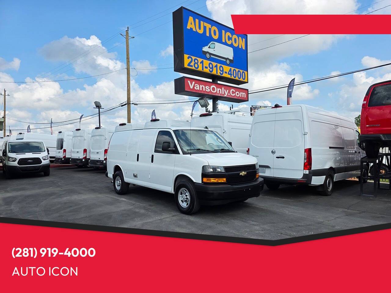 2020 Chevrolet Express Cargo Van Base — Cargo Van — 126,949 mi — Houston, TX