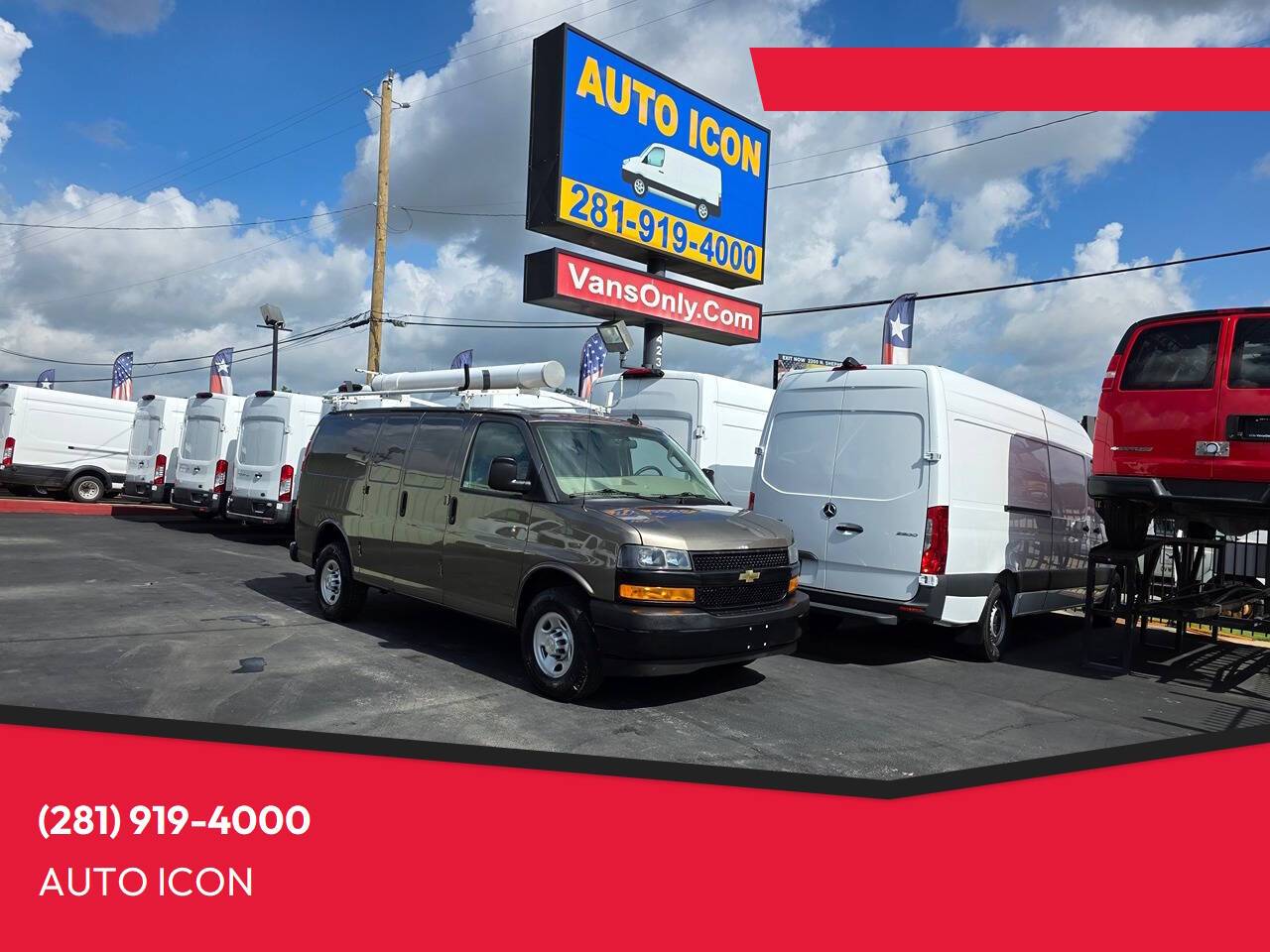 2020 Chevrolet Express Cargo Van Base — Cargo Van — 82,980 mi — Houston, TX