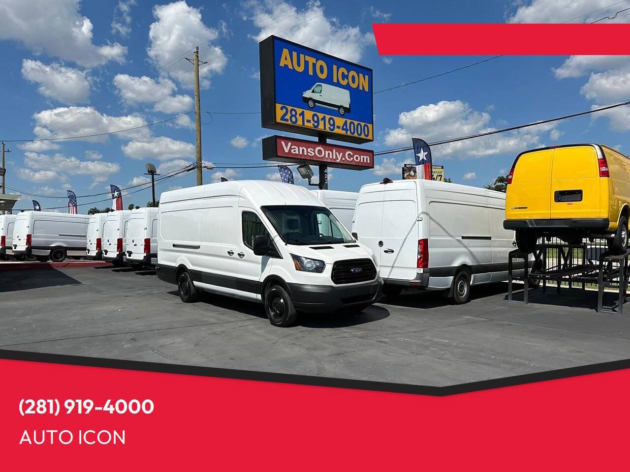 2019 Ford Transit Cargo Van T-250 — Cargo Van — 138,387 mi — Houston, TX