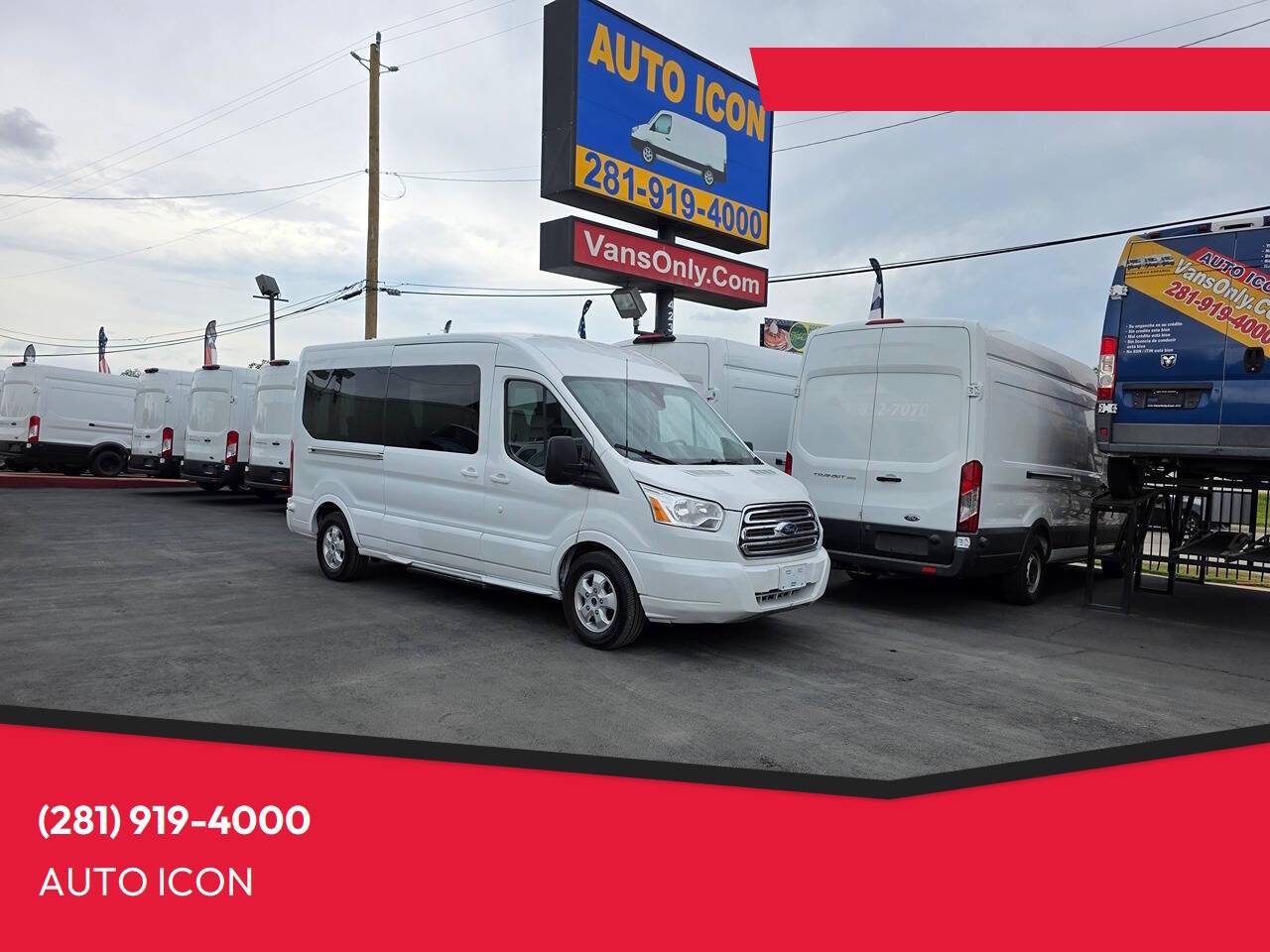 2018 Ford Transit Passenger Wagon T-350 XLT — Passenger Van — 112,286 mi — Houston, TX