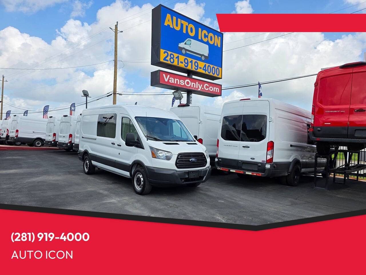 2018 Ford Transit Cargo Van T-250 — Cargo Van — 190,589 mi — Houston, TX
