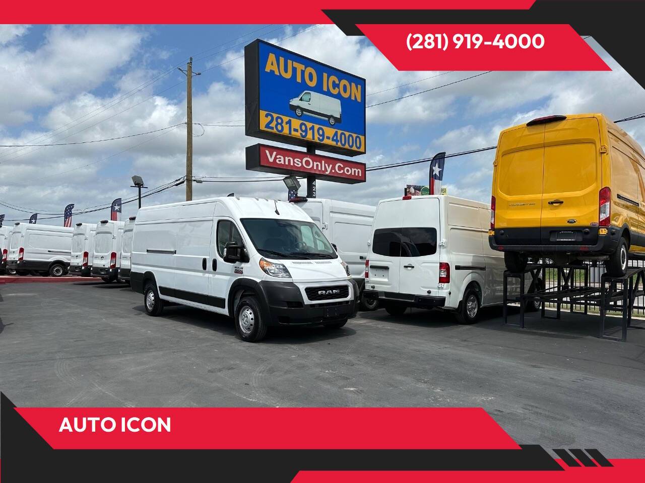 2022 Ram ProMaster Cargo Van 3500 — Cargo Van — 108,604 mi — Houston, TX