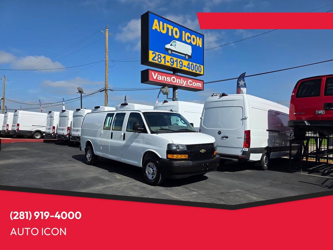 2021 Chevrolet Express Cargo Van Base — Cargo Van — 53,042 mi — Houston, TX