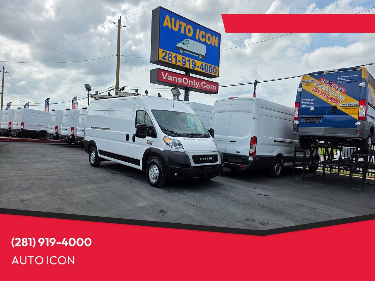 2021 Ram ProMaster Cargo Van 2500 — Cargo Van — 96,893 mi — Houston, TX