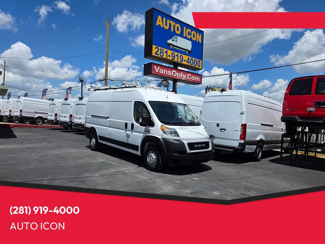 2021 Ram ProMaster Cargo Van 2500 — Cargo Van — 151,053 mi — Houston, TX