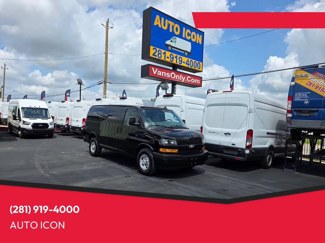 2018 Chevrolet Express Cargo Van Base — Cargo Van — 112,364 mi — Houston, TX