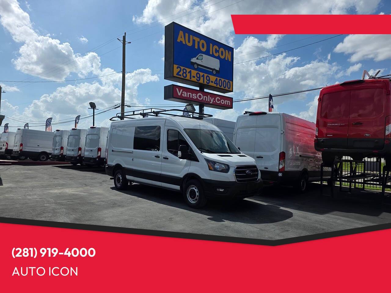 2020 Ford Transit Cargo Van T-250 — Cargo Van — 116,125 mi — Houston, TX