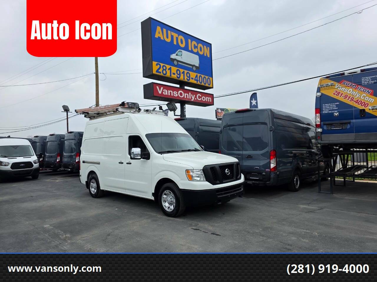 2021 Nissan NV Cargo NV2500 HD SV — Cargo Van — 166,029 mi — Houston, TX