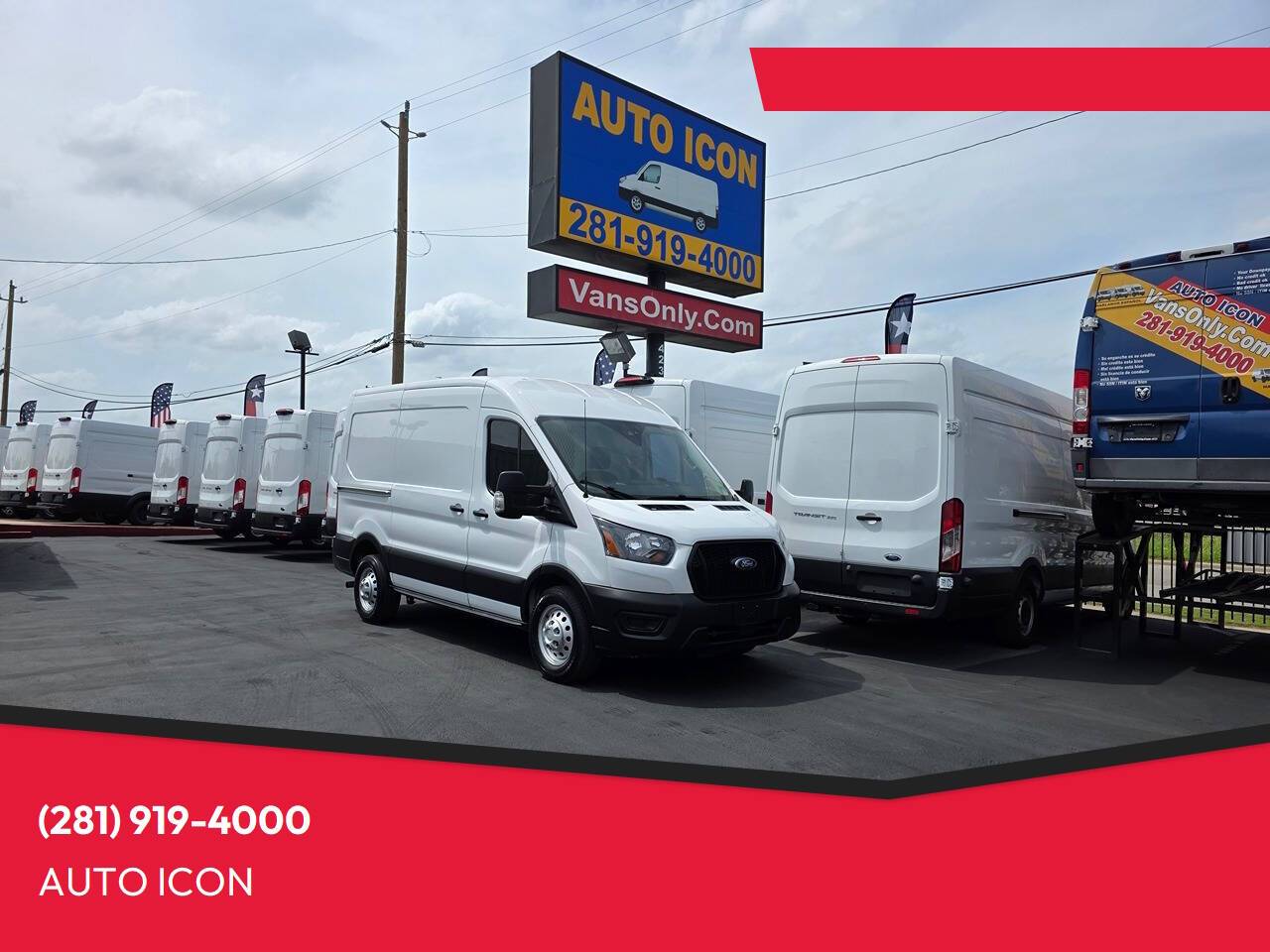 2021 Ford Transit Cargo Van T-350 — Cargo Van — 116,081 mi — Houston, TX