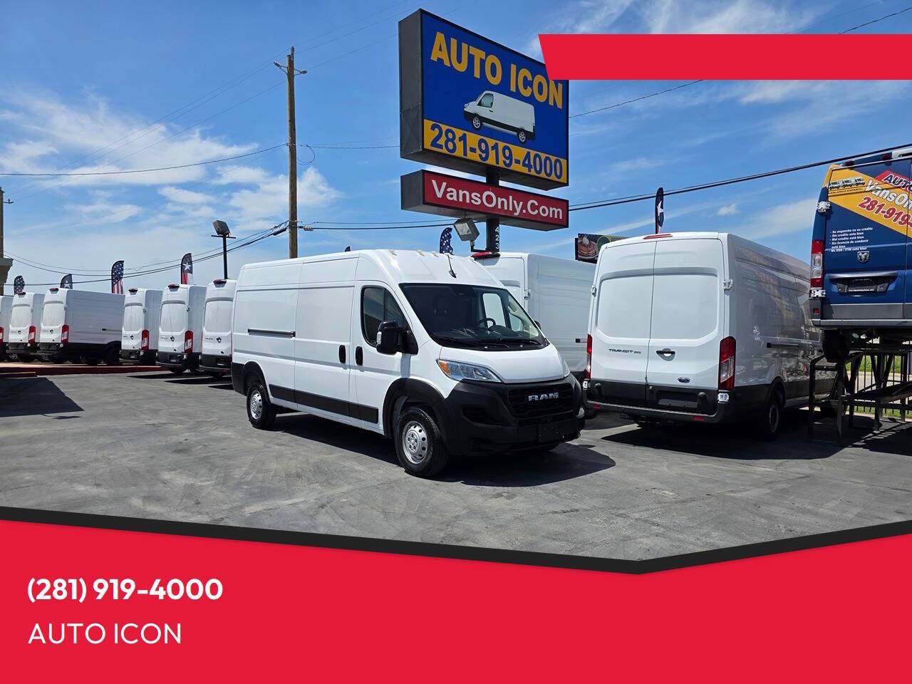 2023 Ram ProMaster Cargo Van 2500 — Cargo Van — 57,154 mi — Houston, TX