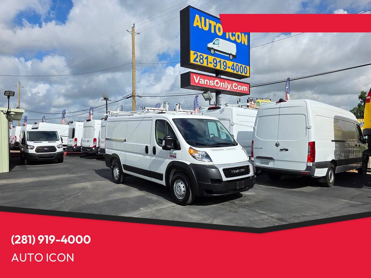 2020 Ram ProMaster Cargo Van 1500 — Cargo Van — 119,655 mi — Houston, TX
